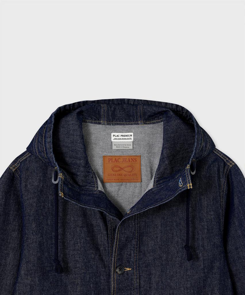 Plac [Shiota Made] Work Denim Hood Jacket_Indigo
