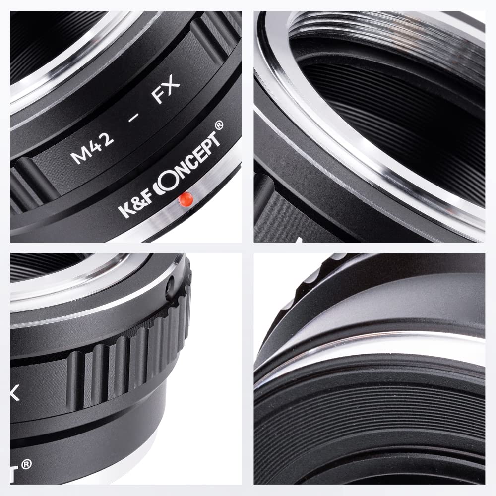 Concept Lens Mount Adapter M42 Lens To Fujifilm X Mount AJ101 K&F X-T5