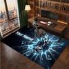 Tottenham Hotspur FC Custom Crystal Velvet Rug, Personalized Name Text Print, Football Logo Soft Non‑Slip Floor Mat Home Decor Gift