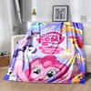 1pc, "My Little Pony Friendship Is Magic Blanket, Throw Blanket for Home Decor, Couch Cover, Outdoor Use, Travel, Camping, Car, Beach, Office Nap, Gif