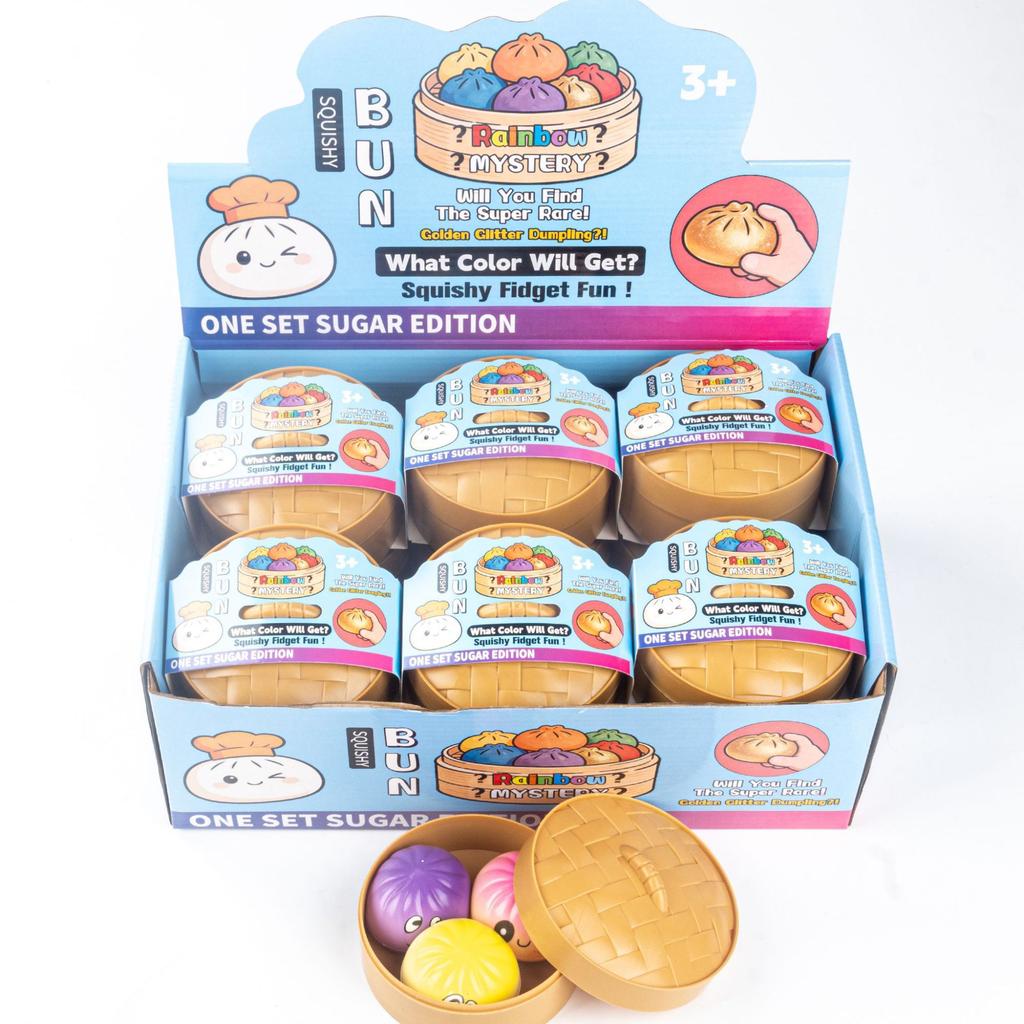 2026 Maltose Bun Squishy: Realistic Steamed Bun Stress Ball, Slow Rebound Taba Texture, Aesthetic Office Sensory Fidget