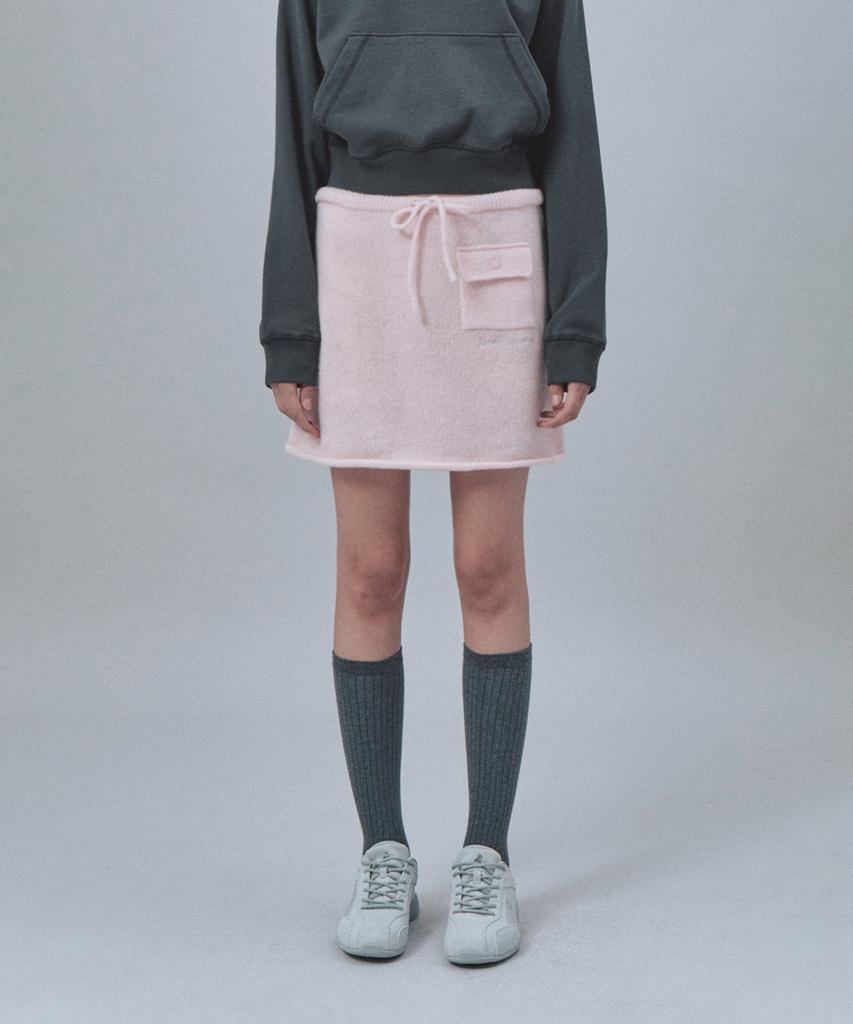 Rest And Recreation Pocket Knit Skirt - Pink