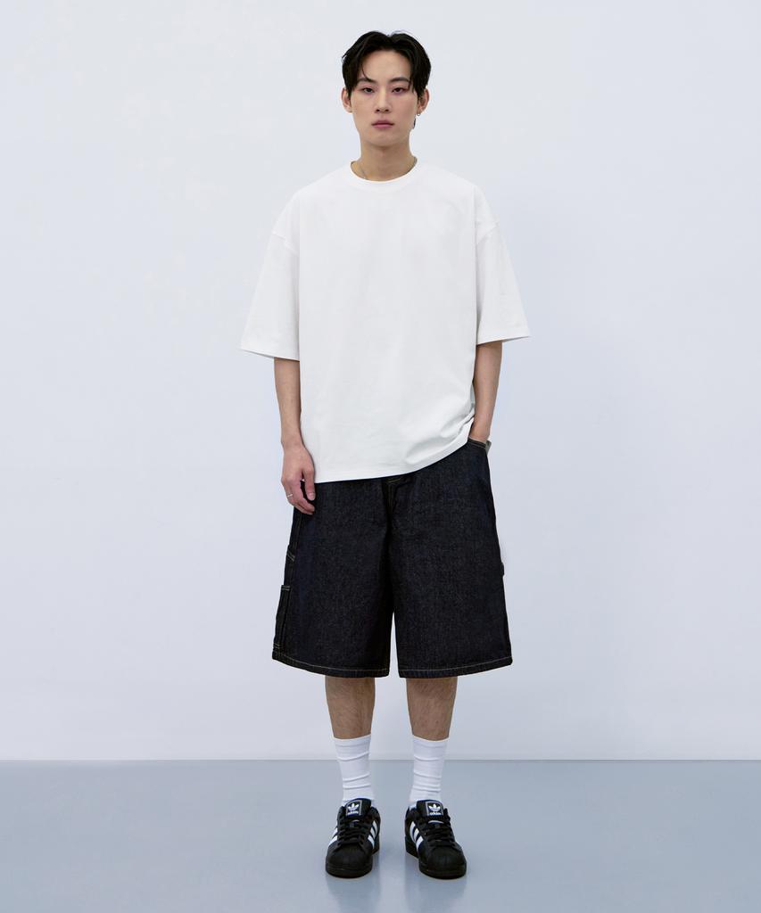 Atejeu Essential Heavyweight Oversized Short Sleeve T-Shirt [2 Colors]