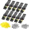 10 Sets 3-pins Connector 20-16 AWG Waterdichte Elektrische Automobiel Draadconnector Stekker Vrouwtje Auto Connectoren Stekker Sets