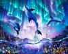 5D DIY Diamond Painting Dolphins Landscape Diamond Embroidery Cross Stitch Sea Animal Pictures Of Rhinestones Mosaic Home Decor