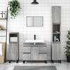 Vidaxl Bathroom Cabinet, Sonoma Oak Grey, 80X33X60 Cm