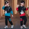 Vêtements pour enfants Garçons Vêtements d'automne Printemps et automne Vêtements pour enfants Garçons Pull de sport Deux pièces Mode coréenne