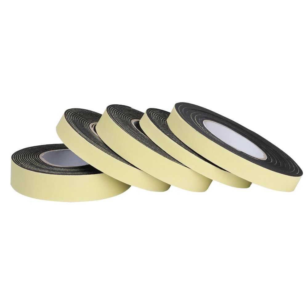 Window Door Sound insulation Foam Sponge Seal Strip Rubber Strip Tape Single Sided Adhesive