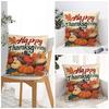 Happy Thanksgiving Day Pillow Case Cushion Cover Soft Design Pillow Cover Vintage Pillowcases For Sofa Home Decoration