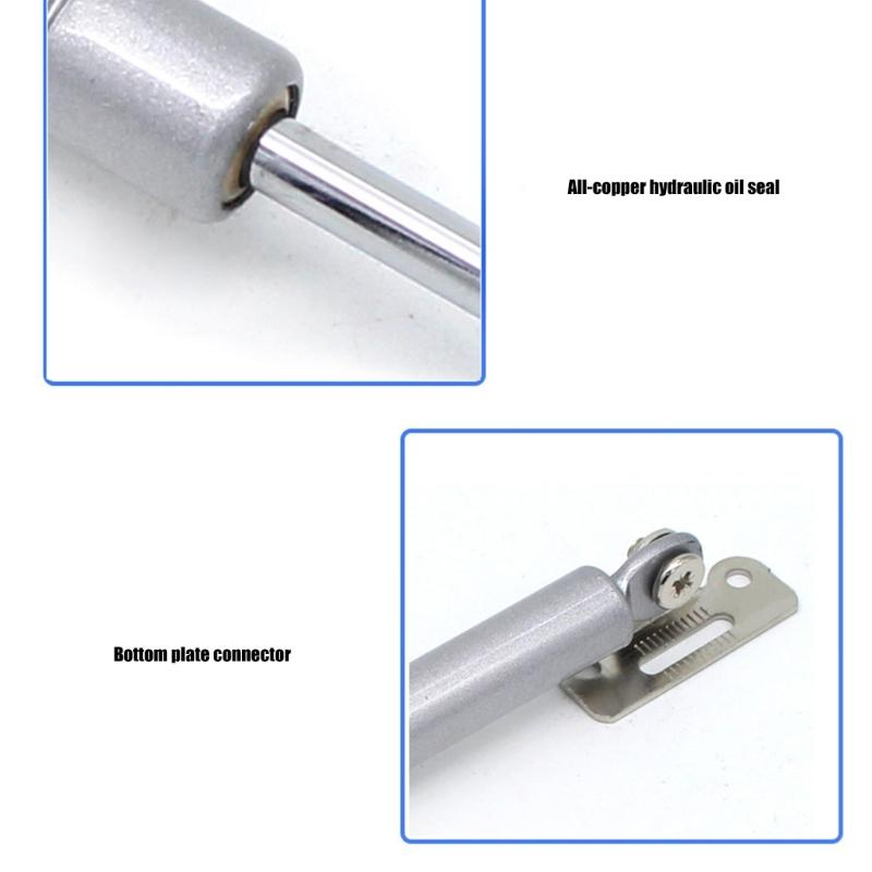2Pcs Pneumatic Support Rod Furniture Gas Spring Hinges Hydraulic Hinge Door Strut Lid Support Rod Telescopic Hardware