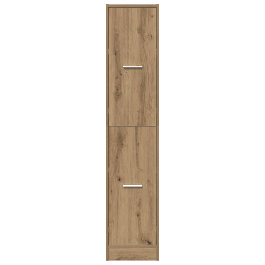 Vidaxl Pharmacy Cabinet, Artisan Oak, 30X41X144.5 Cm