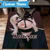 Custom Name K-pop Idol Collage Rug for Living Room, Game Rooms, Office, Bedroom, Floor Mat Playful Design, Fan Gifts Christmas Decor