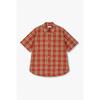 Cotton Check Short Sleeve Shirt Studio Tomboy 9105321191ar