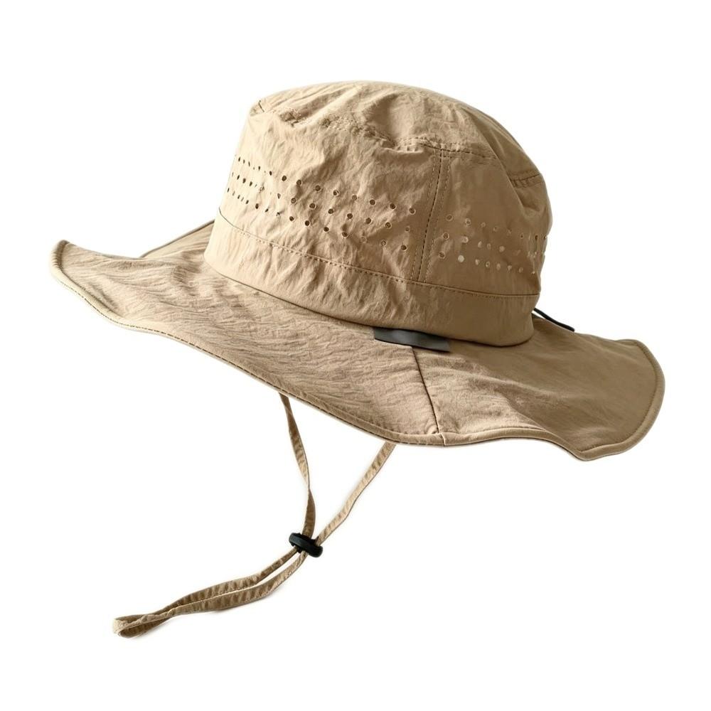 Quick Dry Sun Protection Bucket Hat Breathable Mountaineering Cap Wide Brim Fisherman Hat Hiking