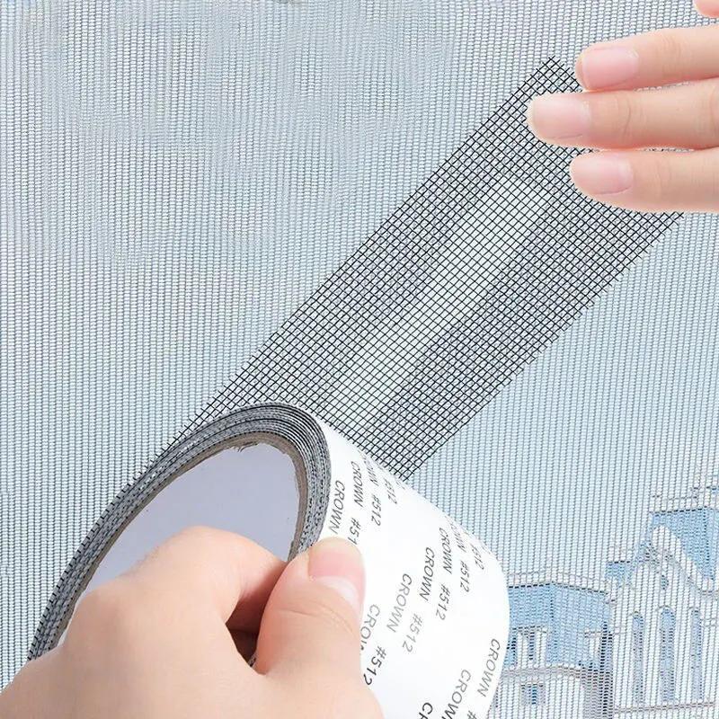 Self-adhesive Window Screen Mosquito Net Repair Tape Patch Covering Up Holes Mesh Sticker Anti-mosquito Window Door Subsidy Tape