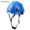 Safety Helmet ABS Breathable Construction Site Power Construction with Goggles Leader Supervisor Anti Smash Customization