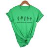 T-shirt Pensez Positif Fleurs d'Été Vêtements Amoureux d'Abeilles Cadeau T-shirt Esthétique Sauvez les Plantes Fleur