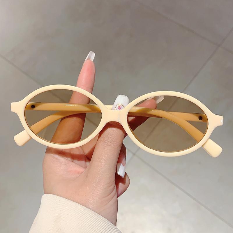 KAMMPT Vogue Leopard Sun Shades Fashion Oval Designer Women Sunglasses for Travelling Driving