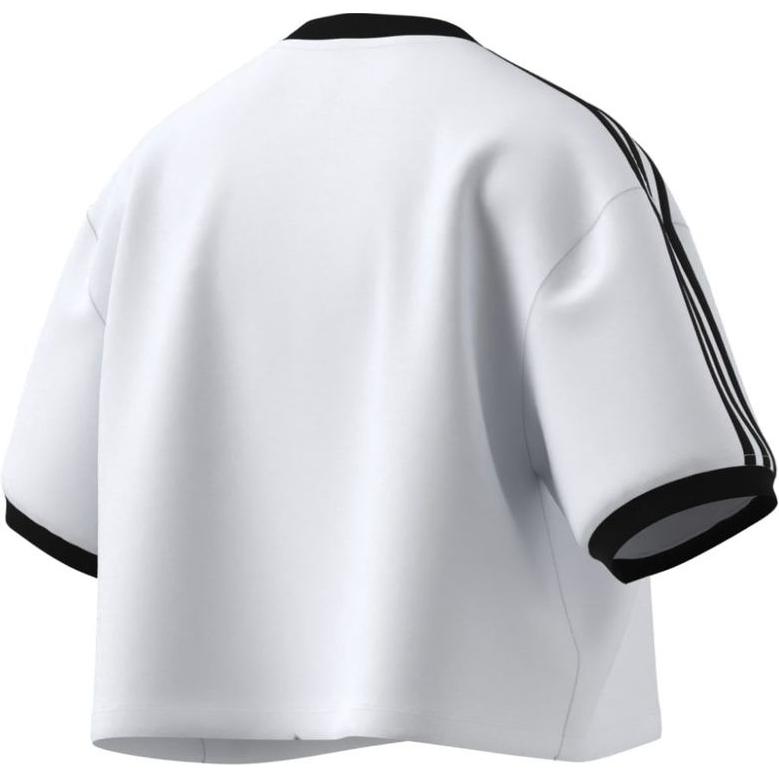 Adidas Originals Loose Fit Soft Comfort Fashion Short Sleeve T-Shirt Women White JC8150