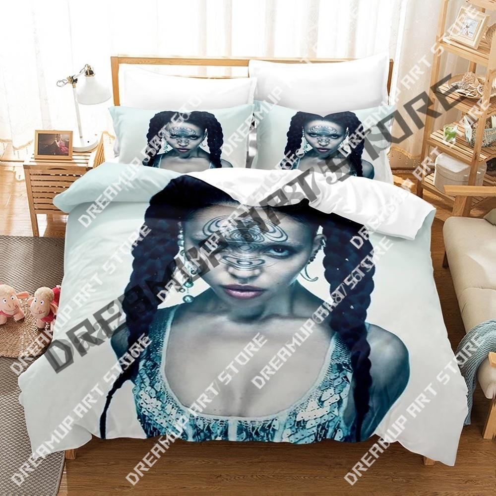 3D Print FKA Twigs Singer Bedding Set Twin Queen King Full Size Duvet Cover Pillowcase Bed Boys Girls Adult Home Textiles