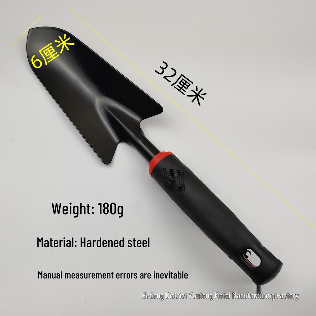 Dual-Use Garden Tool Set: Shovel, Five-Tooth Rake, Hoe for Planting Flowers and Succulents