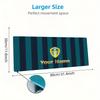 Leeds United Custom Name Large Size Mouse Pad Large Gaming Table Cushion Non-slip Laptop Tablet Big Mousepad XXL Mat Mini PC Playmat With Lock Edge