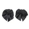 1 Pair Chest Patches Anti-exposure Bow And Sequin Decor Nipple Covers Reusable Lightweight Nipple Stickers Couple Sex Product for Parties And Dates