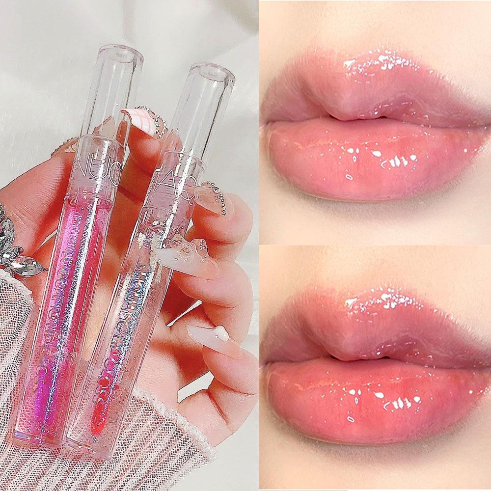 Glass Water Gloss Lip Gloss Rich Micro Shine Moisturizing Toot Lip Gloss Mirror Lip Gloss Student Party Lip Balm