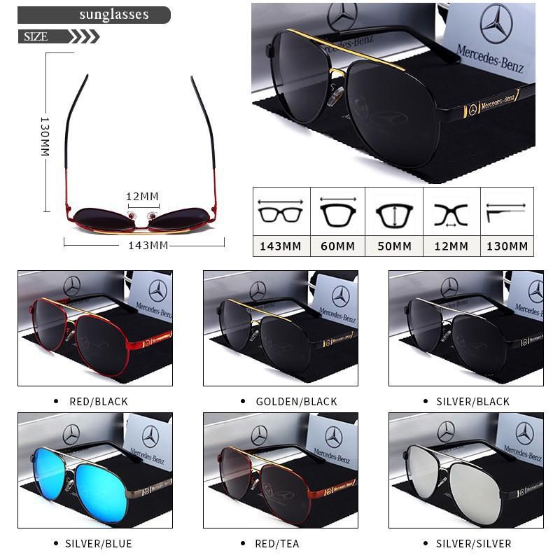 Mercedes Benz A B C E V R Klasa ML SL GLA GLB GLC GLK GLS SLK Vito Samochód Męskie i Damskie Okulary Polaryzacyjne Okulary Przeciwodblaskowe