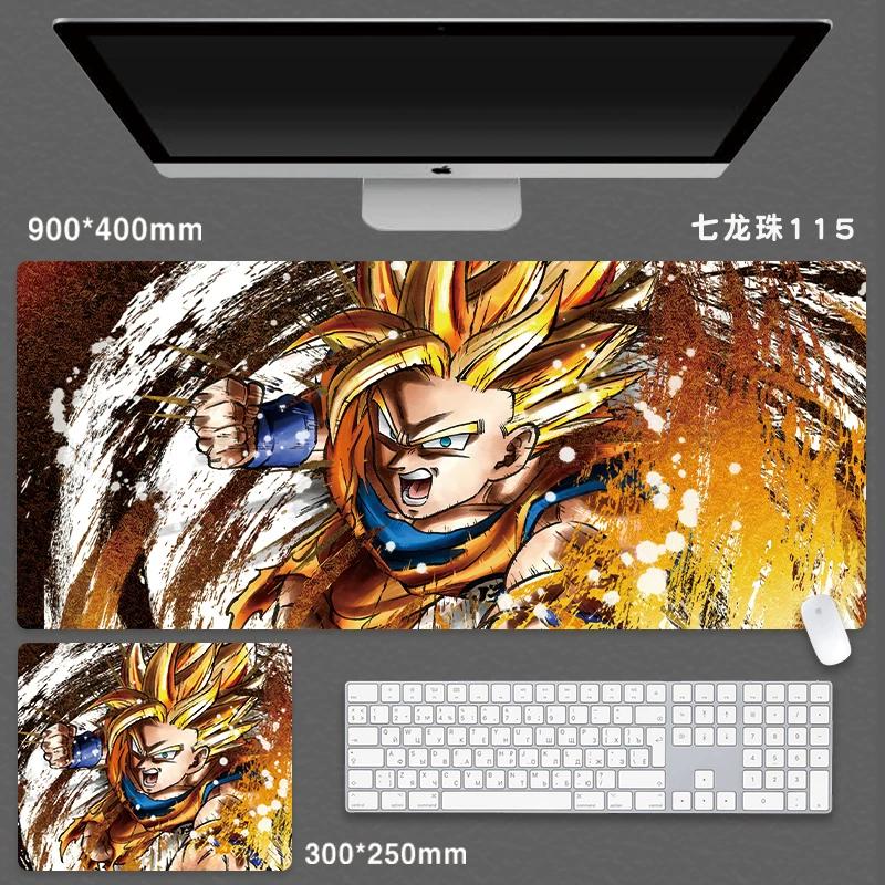 High Quality Japanese Animation Seven Dragon Ball Mouse Pad Oversized Boys Animation Two-dimensional E-sports Game Computer Keyboard Student Desk Pad