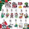 Copper Charms Beads Christmas Candy Gingerbread Man Pendant Fit Original Bracelet Necklace Women Diy Gift