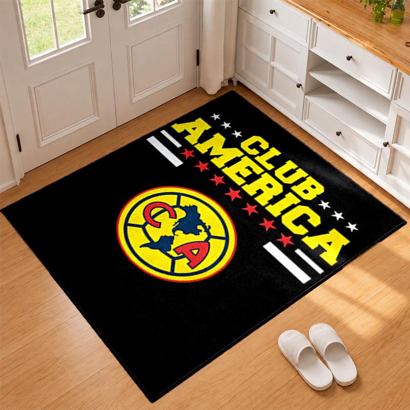 Club America Carpet Door Mat for Living Room or Bedroom Protective Mat Under Chair Office Decoration Christmas Gift Birthday Present
