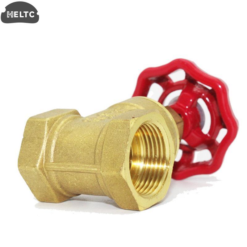 1/2" 3/4" 1" Internal Thread Brass Gate Water Valve Switch Valve Female Thread Brass Gate Valve With Steel Handwheel Gate Valves
