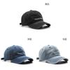 Vintage Denim Baseball Cap With Breathable Cotton Material For Street Style Fans