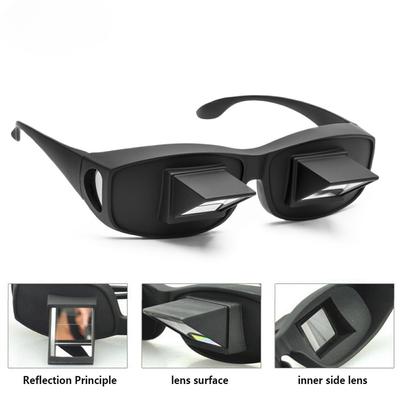 Amazing Lazy Creative Periscope Horizontal Reading Books Sit Glasses On Bed Lie Down View TV Myopia Usable Prism Spectacles