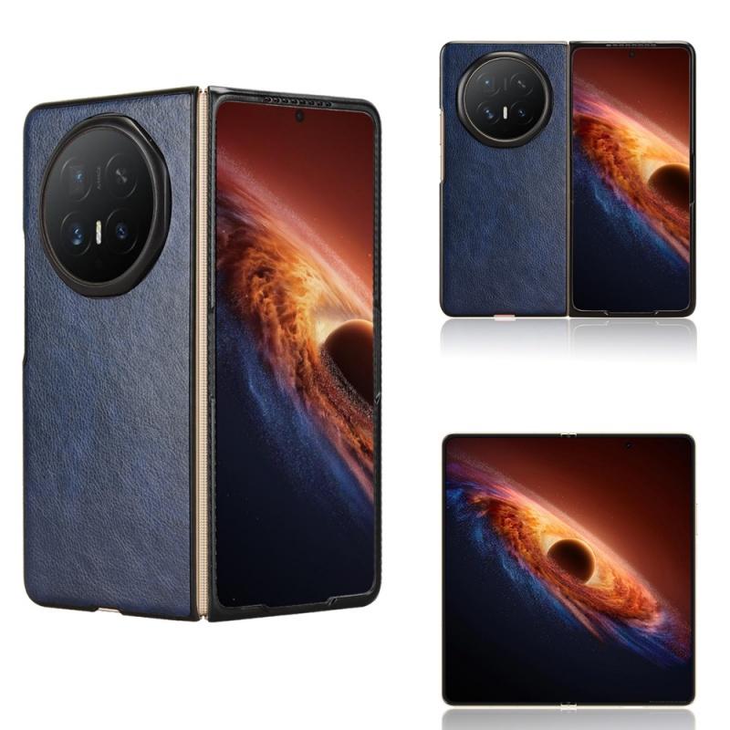 Para Honor Magic V6 Cubierta de Libro con Patrón de Piel de Cuero de Lichi PU y PC Para Honor Magic V6 Cubierta Trasera Anti Caída