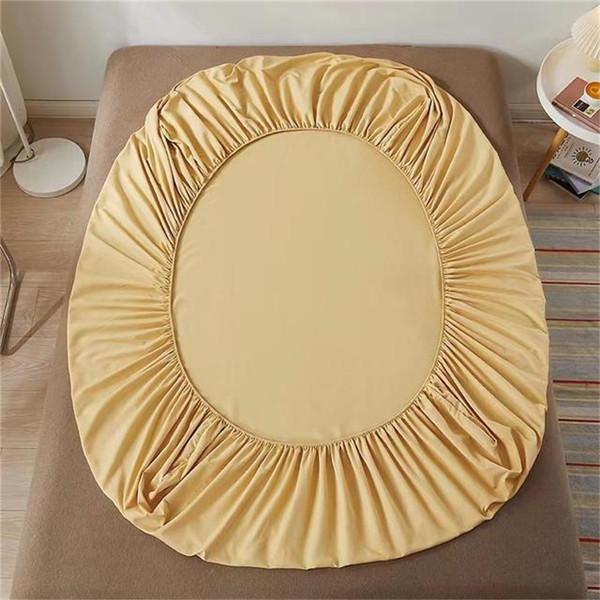 3PCS Bedding Set Sheet With 2 Pillowcases Cotton Bed Fitted Sheet Elastic Bands Adjustable Mattress Covers Bedcloth