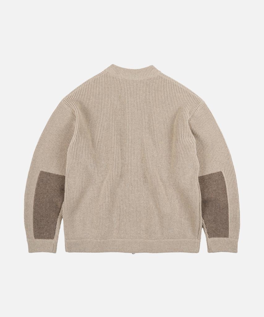 Frizmworks Ultra Heavyweight Zip Up Cardigan _ Oatmeal