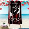 Al Ahly Print Beach Towel, Large Soft Quick Dry Towel for Beach Camping Swimming