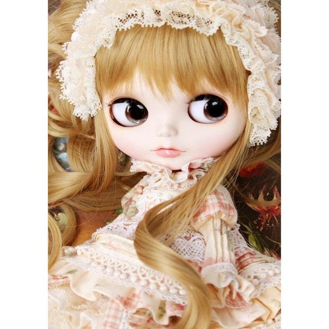 Diamond Painting Full Round Drill Doll Diamond Embroidery Rhinestone Mosaic Decor Home Art