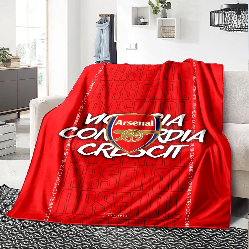 Arsenal Blanket Comfortable Suitable for Office Seaside Picnics for All Occasions Warmthful Decor Birthday Christmas Gift Blanket