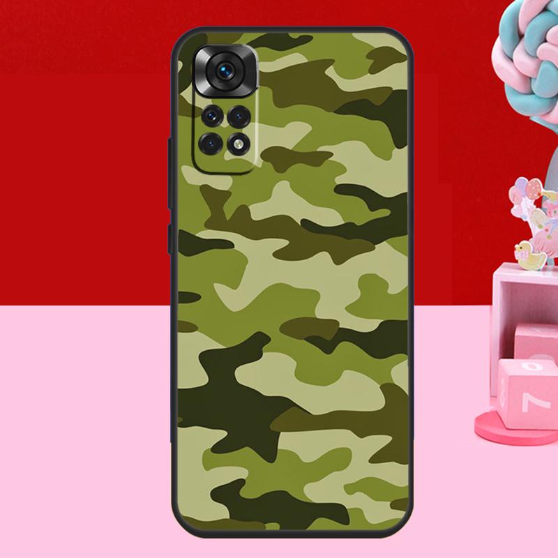 Camo Camouflage Pattern Case For Xiaomi Redmi Note 11 10 12 13 14 15 Pro Plus Redmi 15 C 14C 10C 12C 13C Soft Cover