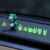 6/7Pcs Lonely Frog Cartoon Auto Center Console Decoration Office Desk Computer Screen Accessories Doll Gift