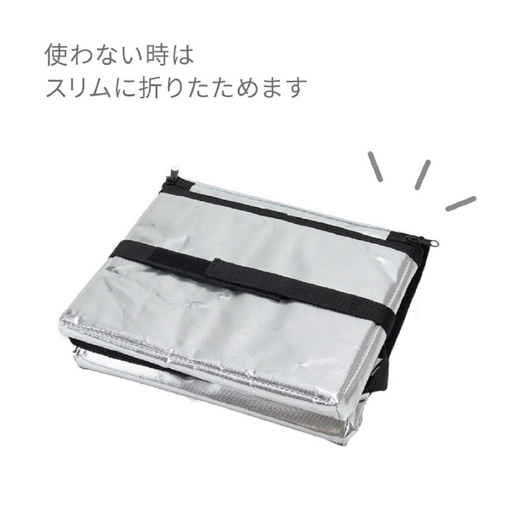 Asahi Koyo Insulated Soft Cooler Bag, 18L Aluminum, Holds 19 500ml PET Bottles, Includes Ice Pack Pocket, Compact, Foldable, Pack of 1