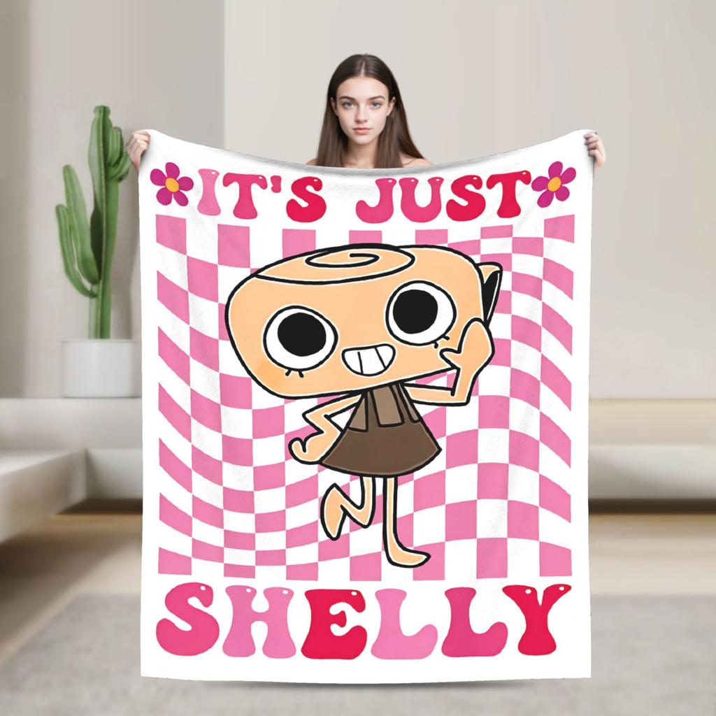Dandys World Shelly Blanket Catoon Wool Novelty Breathable Throw Blankets for Coverlet Spring/Autumn