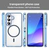 Capa Transparente para Celular Samsung Galaxy S26 Plus, Capa Magnética para Celular Não Amarelante para Samsung Galaxy S26 Plus