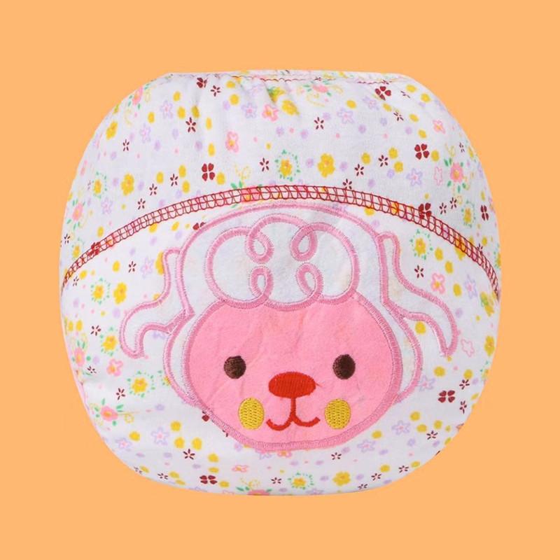 5Pcs Boys Girls Cotton Diaper Nappies Pants Reusable Potty Training Pants Washable Baby Diapers