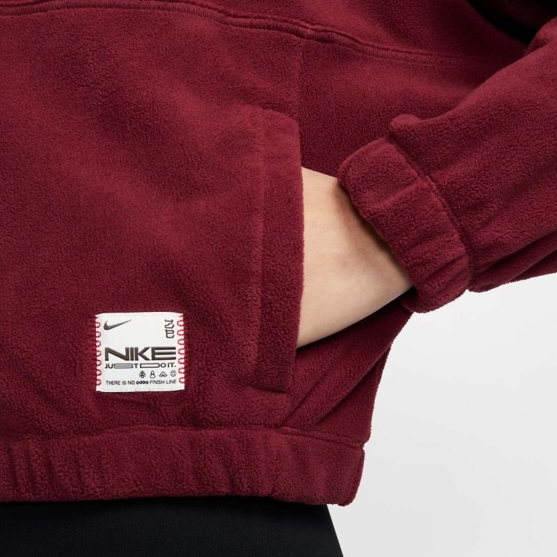 Nike Polar One Tf Hz Top Jaar van de Slang Beperkte Editie Halve Rits Pullover Sweatshirt Dames Tops Bordeauxrood HV8465-677