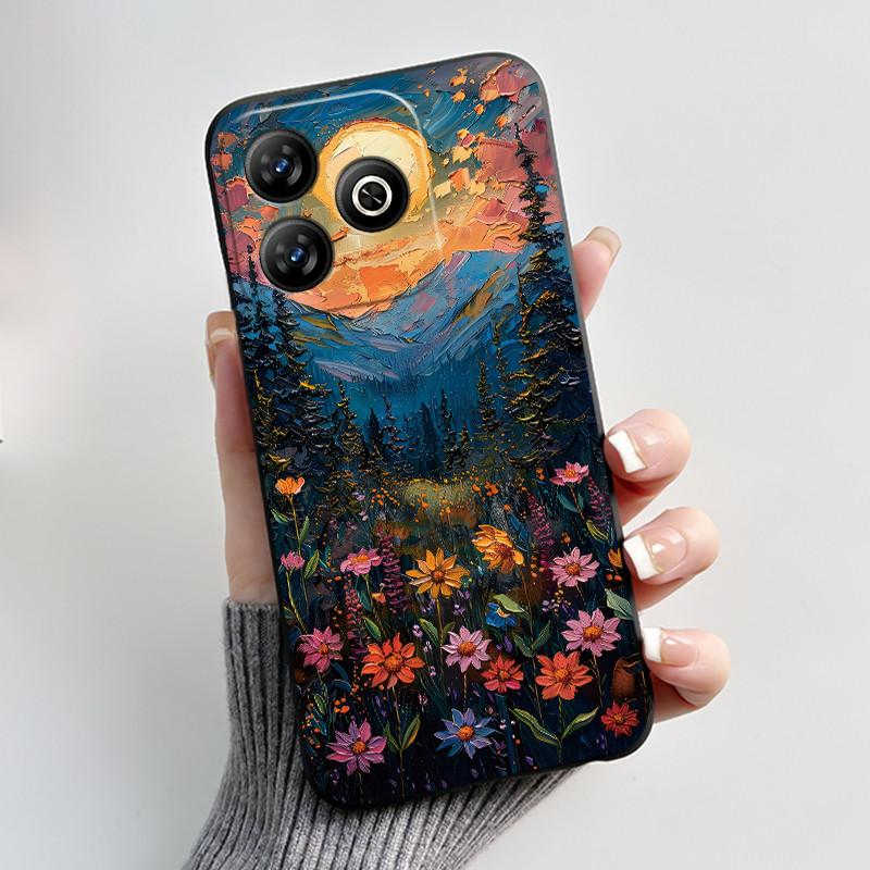 För ZTE Axon 60 / Blade V60 / Nubia V60 Fodral Sött Kaninfodral För ZTE Axon60 BladeV60 NubiaV60 Svart Silikon Skyddande Fodral