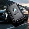 YSD4156 Custodia Copri Borsa Chiavi Interno Auto Organizzatore Chiavi in Pelle Portachiavi con Cerniera per Chiave Auto per M F25 F26 F15 F16 E90 E91